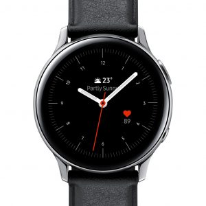 Samsung Galaxy Watch Active2 Zilver / Zwart 40 mm RVS