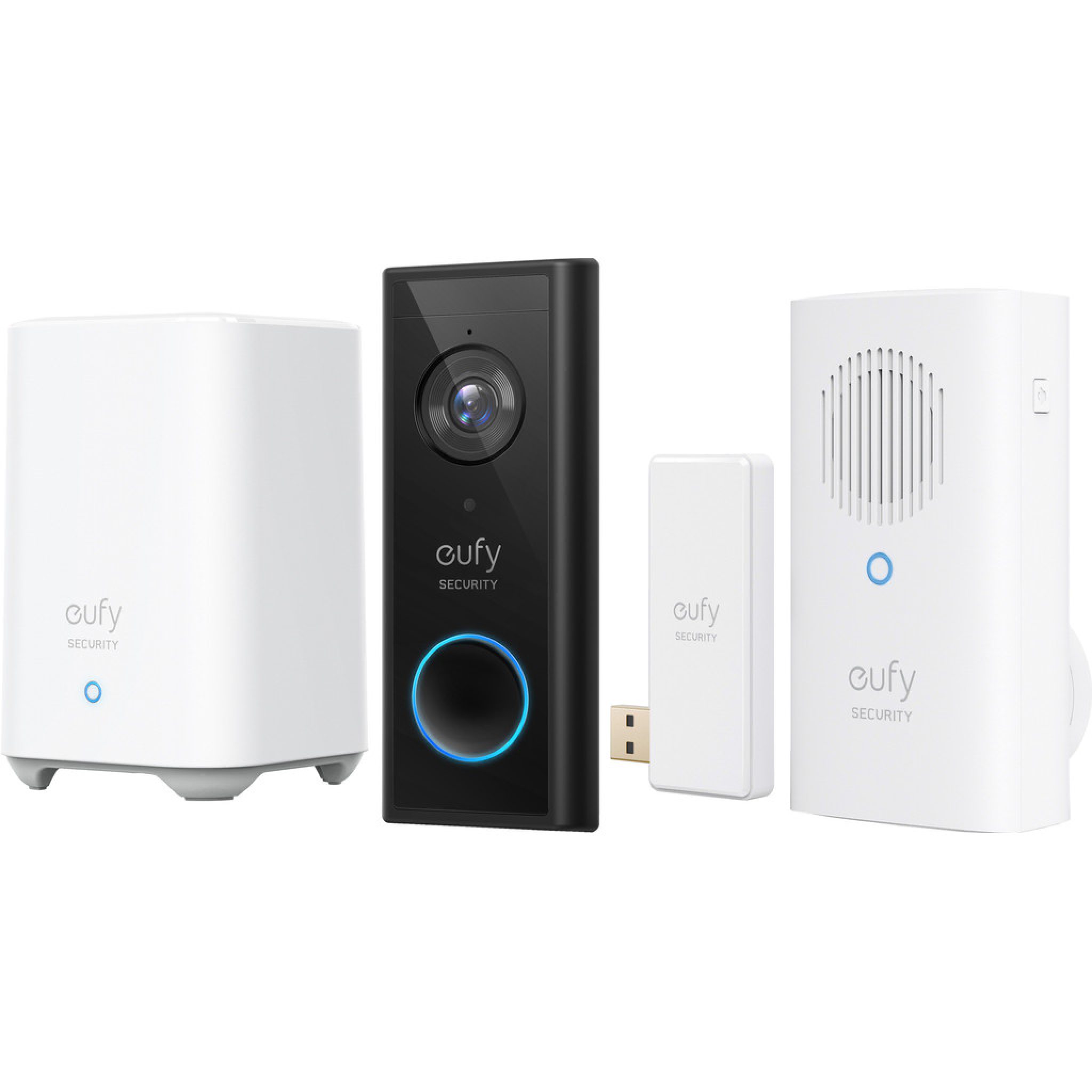 Eufy by Anker Video Doorbell Battery Set + Chime Smart Gear Compare