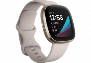 FITBIT Sense Ivoorwit/Zachtgoud