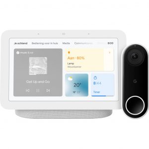 Google Nest Hello + Nest Hub 2 Chalk