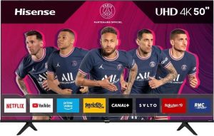 HISENSE 50A6BG - TV UHD 4K 50 (127cm) - Smart TV - Dolby Audio - 3xHDMI, 2xUSB - Zwart