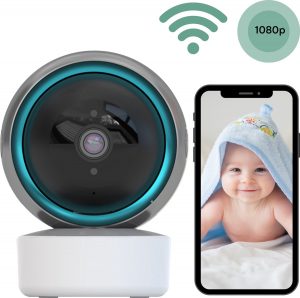 HY Babyfoon met Camera en App - WiFi - 1080p - Baby Camera - Met Terugspreekfunctie en Bewegingssensor