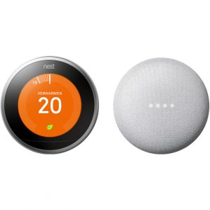 Nest Learning Thermostat V3 + Google Nest Mini Wit