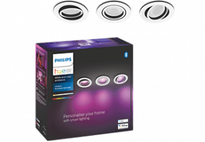 PHILIPS HUE Centura inbouwspot WACA wit rond Wit 3-pack