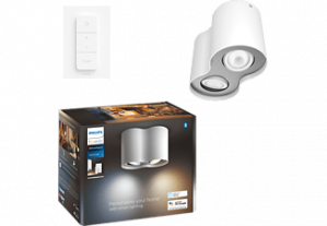 PHILIPS HUE Pillar opbouwspot WA 2-spots Wit