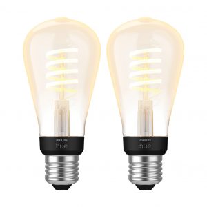 Philips Hue Filamentlamp White Ambiance Edison E27 2-pack
