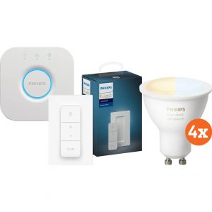 Philips Hue White Ambiance GU10 Bluetooth Starter 4-Pack