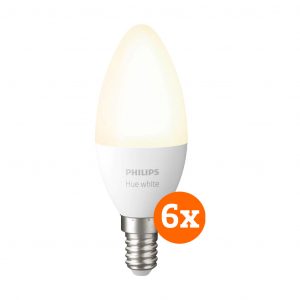 Philips Hue White E14 Bluetooth 6-Pack