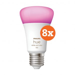 Philips Hue White & Color E27 10.5W 8-pack