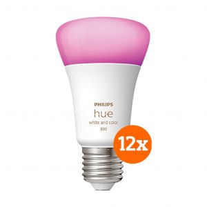 Philips Hue White and Color E27 Bluetooth 12-Pack