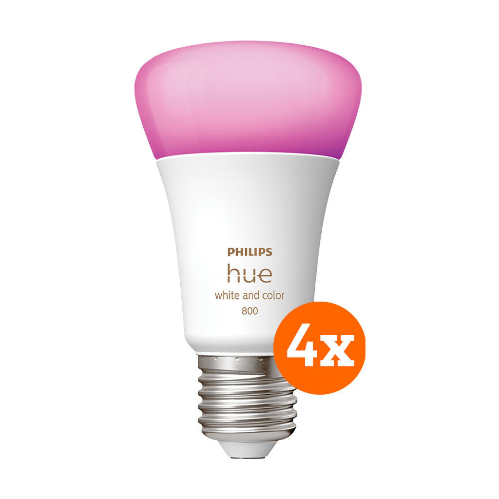 Philips Hue White and Color E27 Bluetooth 4-Pack