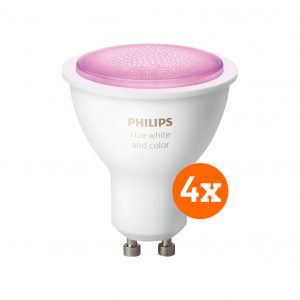 Philips Hue White and Color GU10 Bluetooth 4-Pack