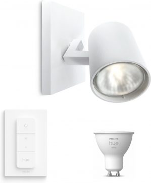 Philips myLiving Runner Opbouwspot - LED - Wit - 1 lichtpunt - Incl. Philips Hue White Gu10 & dimmer