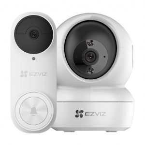 Ezviz C6N 4MP + Ezviz Battery Powered Video Doorbell Kit DB2
