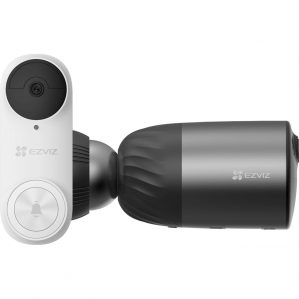 Ezviz Elife 2K Camera + Ezviz Battery Powered Video Doorbell