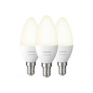 Philips Hue Kaarslamp White E14 3-pack