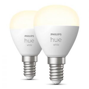 Philips Hue White Ambiance Kogellamp - E14 - 2-pack