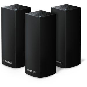 Linksys WHW0303B Velop Mesh WiFi System tri-band triple pack zwart