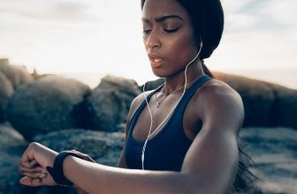 sporten met een smartwatch