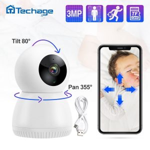 Essentials® Babyfoon - Babyfoon met Camera - Babyfoon met Camera en app - Draaibare Beveiligingscamera