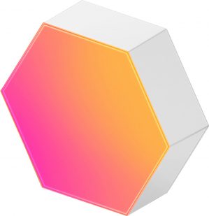 LifeSmart Zeshoek Lichtpaneel Dimbaar Slimme verlichting Starterkit-Cololight USB Light Starter Kit-16 miljoen RGB-kleuren-voor slimme huisdecoratie-Google Assistent Alexa Cololight APP Smart Control-1 Stuk