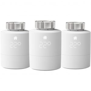 Tado Draadloze Slimme Thermostaat V3+ Startpakket + 3 radiatorknoppen