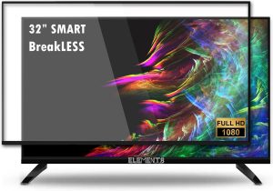 ELEMENTS SMART TV 32" INCH BREAKLESS GLASS
