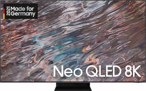 Samsung GQ85QN800AT 2,16 m (85") 8K Ultra HD Smart TV Wi-Fi Zwart, Roestvrijstaal