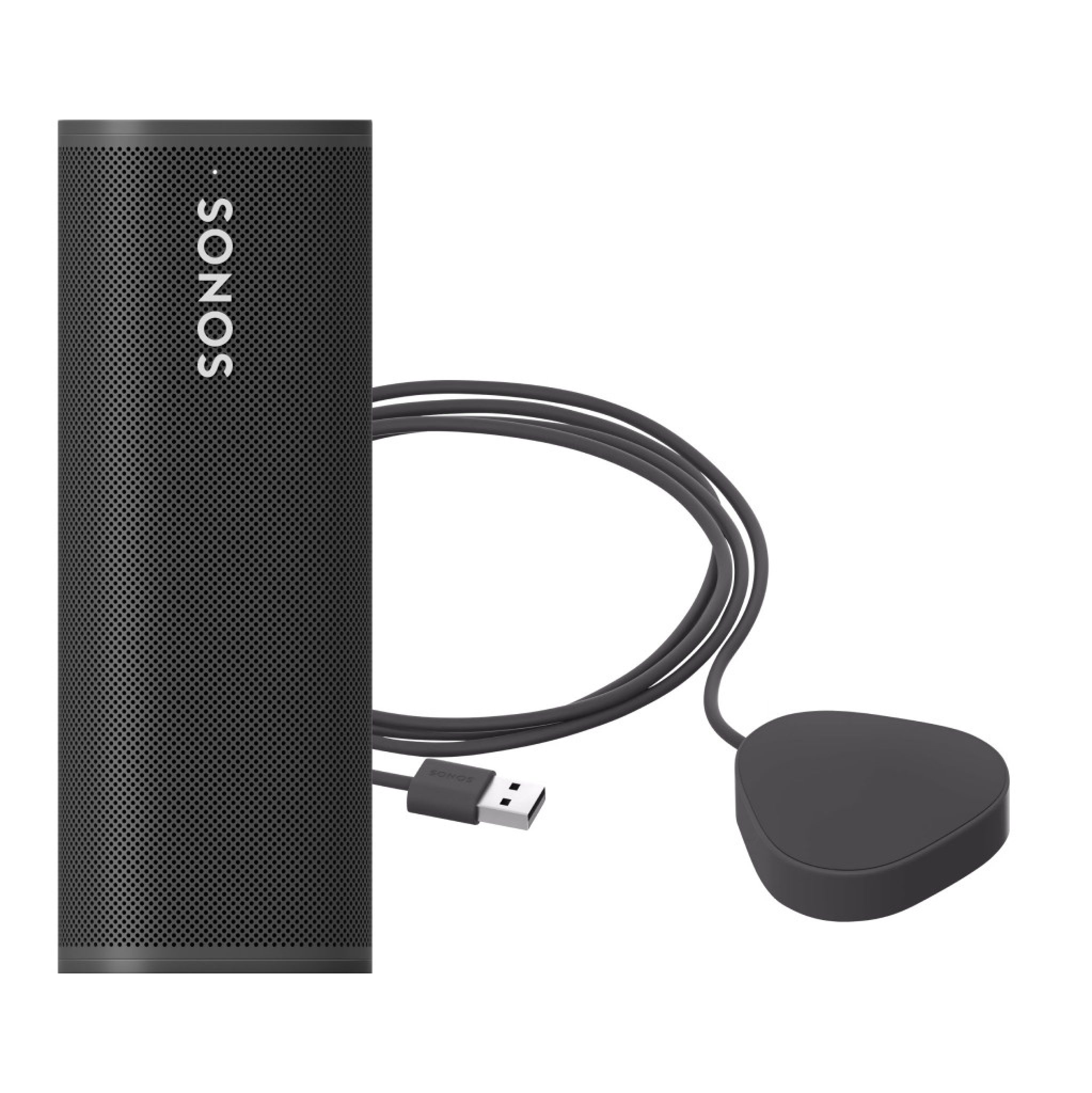 Sonos Roam SL Zwart + Wireless charger Smart Gear Compare