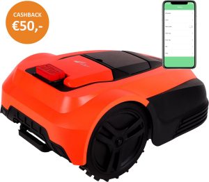 Zoef Robot robotmaaier Dirk met APP