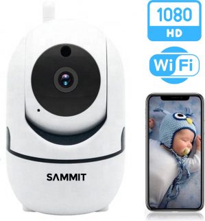 SAMMIT Full HD Babyfoon met Camera - Camera Beveiliging - Babyfoon