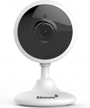 Bubamoms 1080p Full HD Wifi Babyfoon met Camera en App - Baby Camera - Babyfoon met App - Baby Monitor - Beveiligingscamera