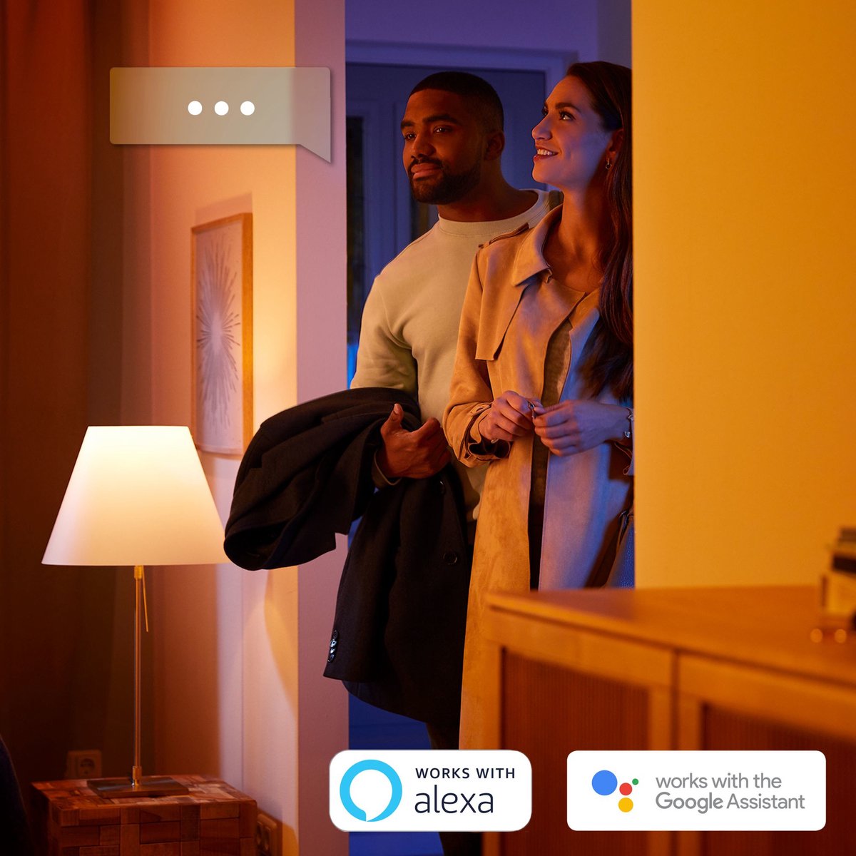 Philips Hue - Runner 2x5.5W - White Ambiance Bluetooth