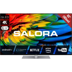 Salora 65QLED440A 3x HDMI, Smart TV, WLAN, RJ-45, CI+, Sound