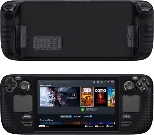 YONO Soft Case geschikt voor Valve Steam Deck - Siliconen Hoesje - Zwart