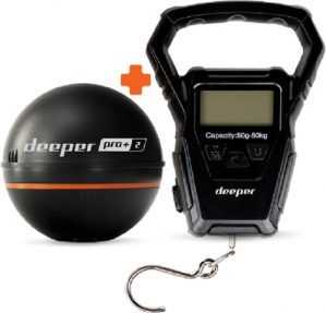 Deeper Summer Deal - Smart Sonar PRO+ 2 - Met Gratis Weegschaal - Fishfinder - Zwart
