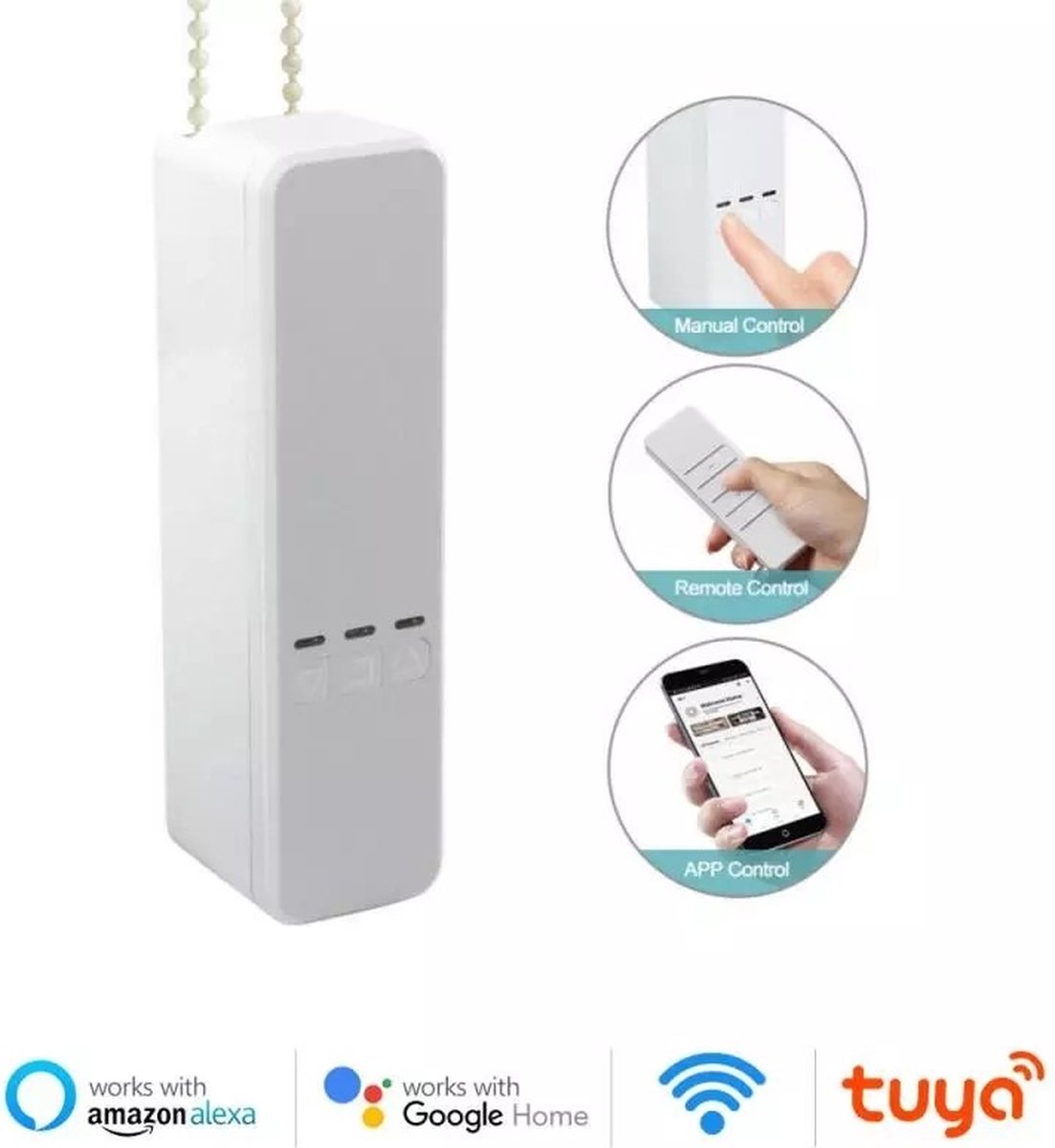 Smart gemotoriseerde ketting rolgordijnen