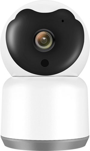 Tuya Q5ED Babyfoon - Beveiligingscamera - Met App - 1080P - Geluid en Bewegingsdetectie - Spraakfunctie - Nachtvisie - Wit