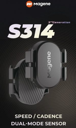 Magene S314 snelheid en cadans sensoren - set van 2 - ANT+ - Bluetooth - Waterdicht IP66