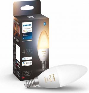 Philips Hue - E14 Single Bulb - White Ambiance - Bluetooth