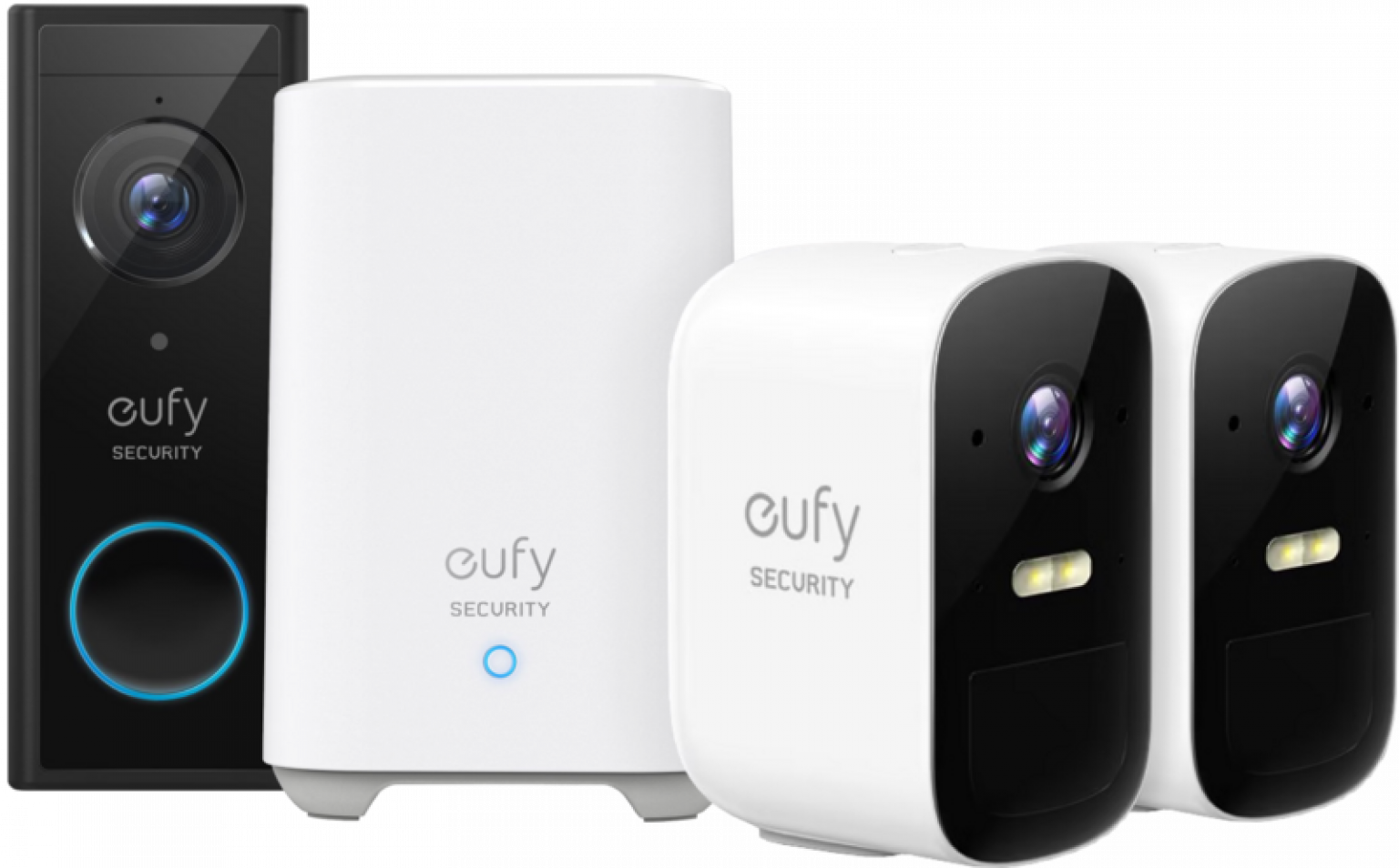 Eufycam by Anker 2C Duo Pack + Eufy Video Doorbell Battery Smart Gear