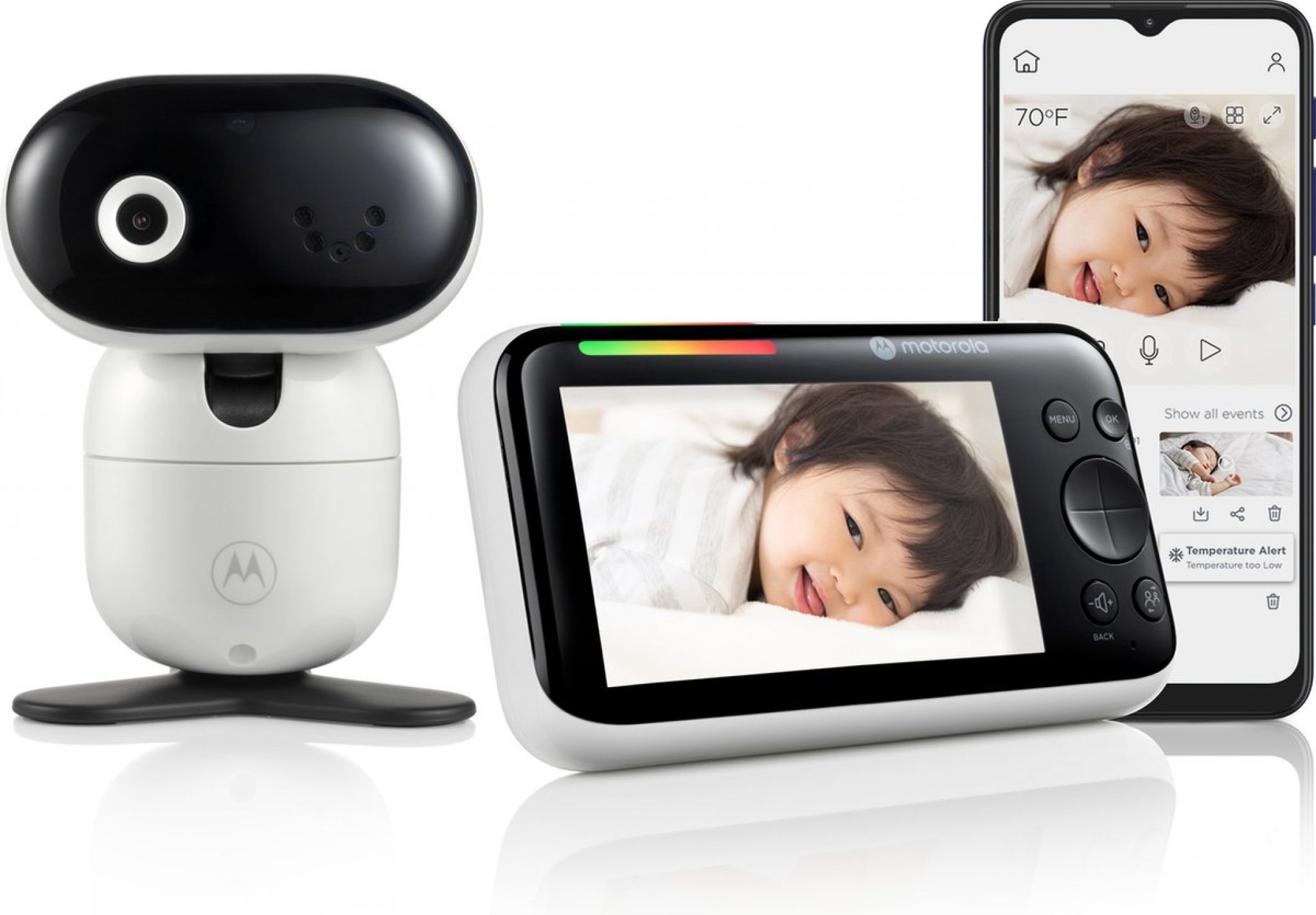 Motorola Nursery PIP1610 HD Connected Wifi babyfoon met Camera en 24/