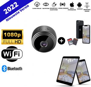 Smart Spy Camera 20000mAh - Verborgen Camera - Mini Camera - Spy Cam - WiFi & 4G 1080 HD - Incl. SD kaart 64 GB Kaartlezer - Nederlandse Handleiding