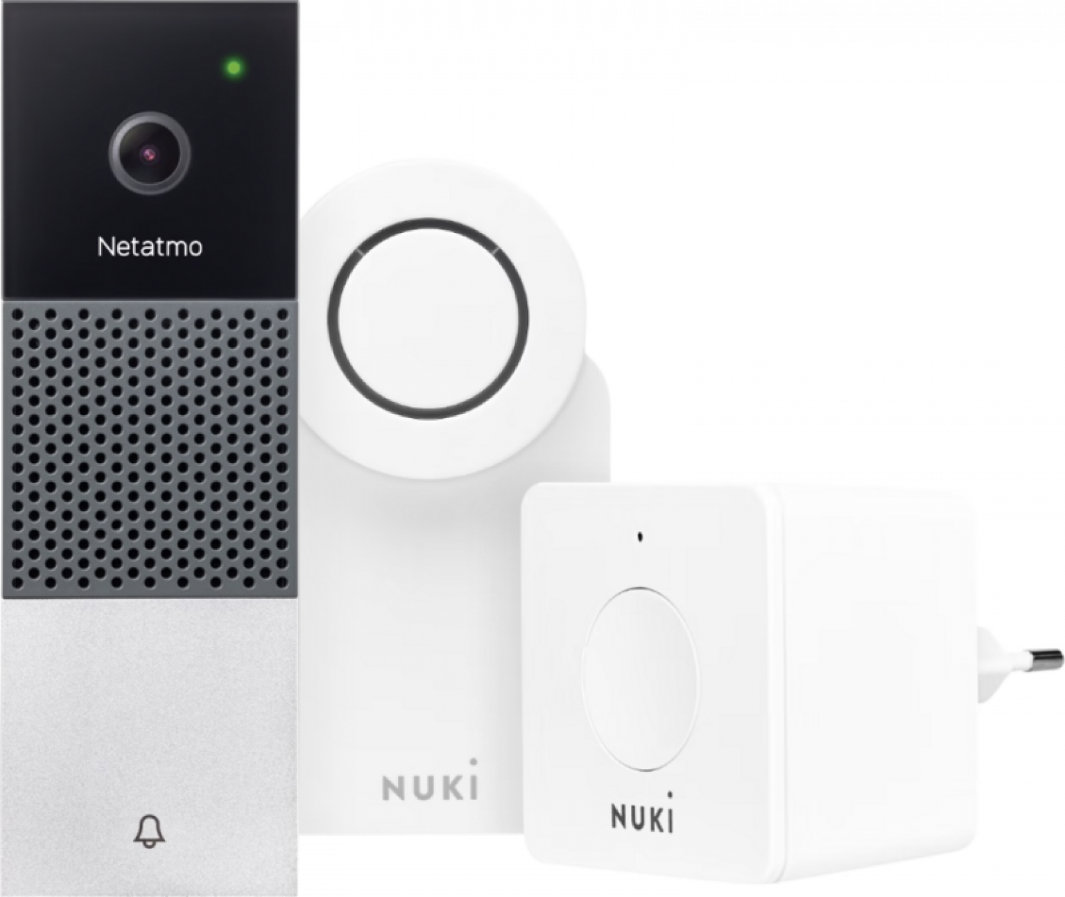 Netatmo Smart Video Doorbell + Nuki Smart Lock 3.0 + Nuki Bridge