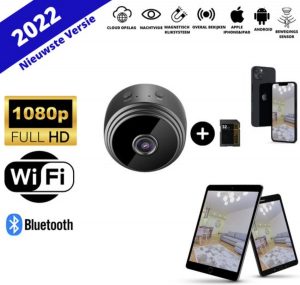 Smart Spy Camera 20000mAh - Verborgen Camera - Mini Camera - Spy Cam - WiFi & 4G 1080 HD - Incl. SD kaart 32 GB Kaartlezer - Nederlandse Handleiding