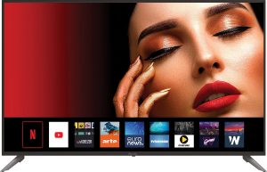 Smart TV 50'' 4K Ultra HD Netflix YouTube PrimeVideo Screencast USB HDMI