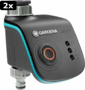 2x GARDENA - Smart Water Control Besproeiingscomputer - Besproeiingsduur 1min tot 10u