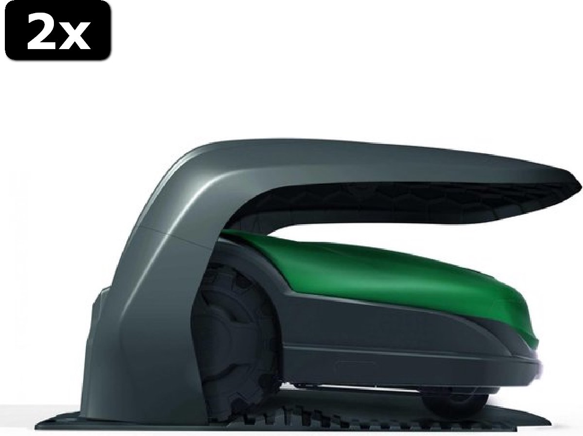 2x Robomow Robohome Rk Serie Afdak - Robotmaaier-Toebehoren - Zwart