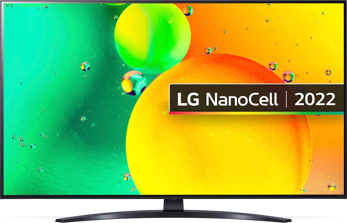 LG NanoCell 43NANO766QA tv 109,2 cm (43") 4K Ultra HD Smart TV Wifi Zwart