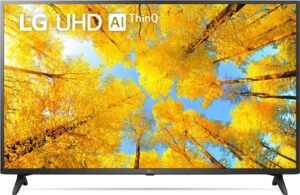 LG UHD 50UQ75003LF tv 127 cm (50) 4K Ultra HD Smart TV Wifi Zwart